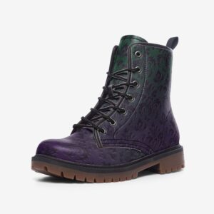 Gothic Pattern Casual Faux Leather Lightweight boots MT