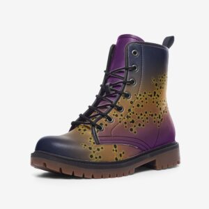 Tri Colour Molecule Design Casual Leather Lightweight boots MT