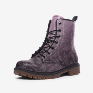 Baroque style pattern Casual Faux Leather Lightweight boots MT